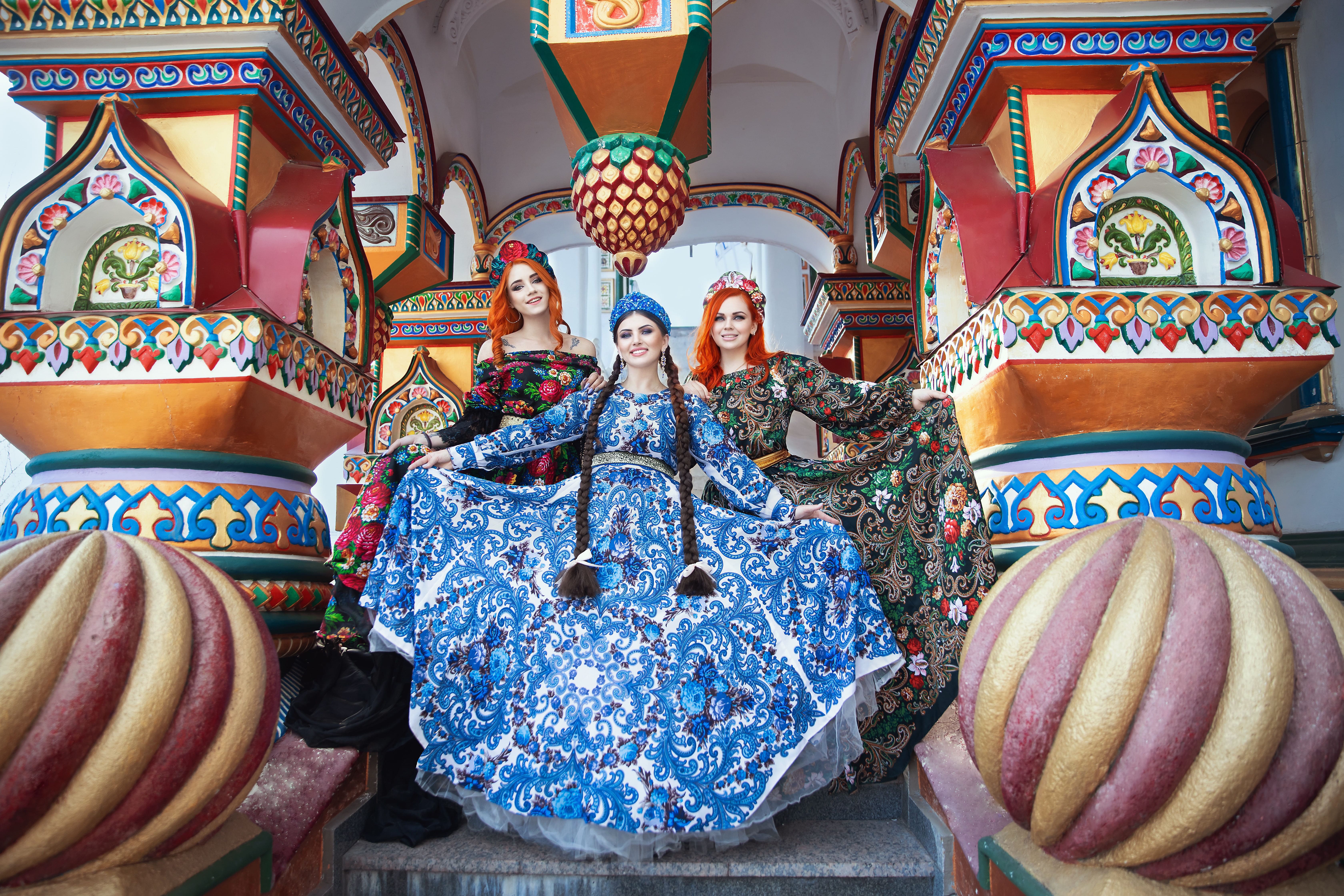 Фотосессия для трех подруг