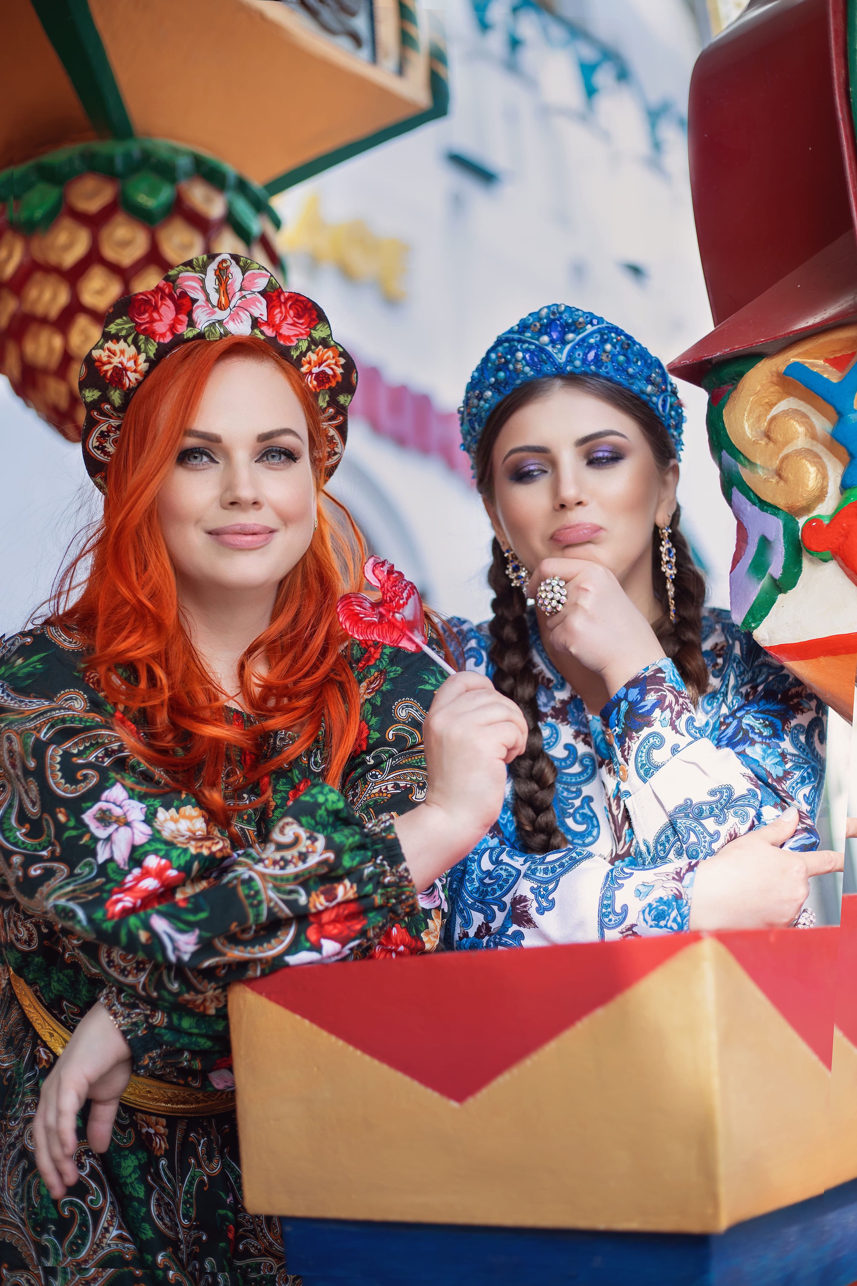 Фотосессия для подруг с визажем