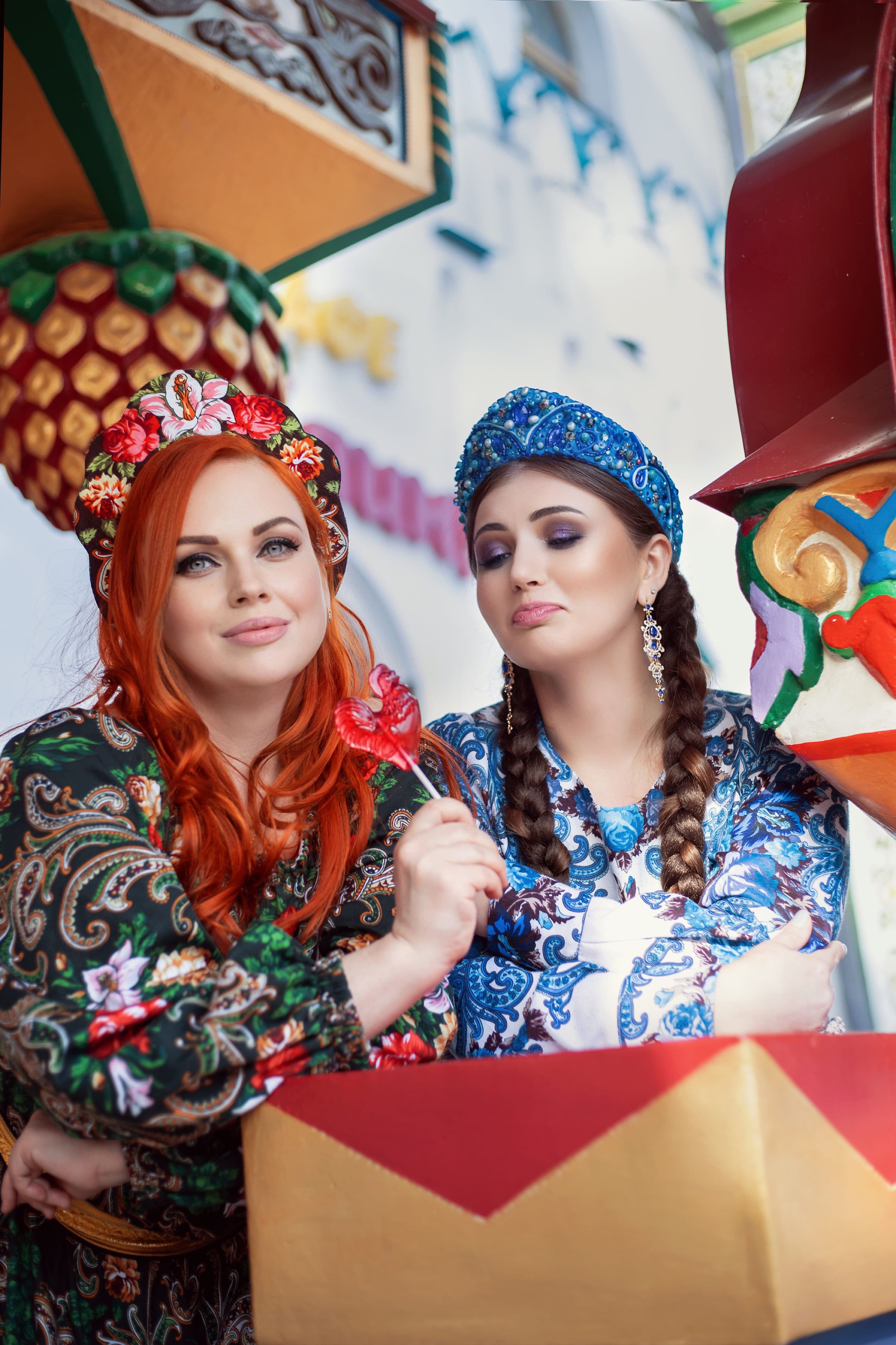 Фотосессия для подруг в измайловском кремле