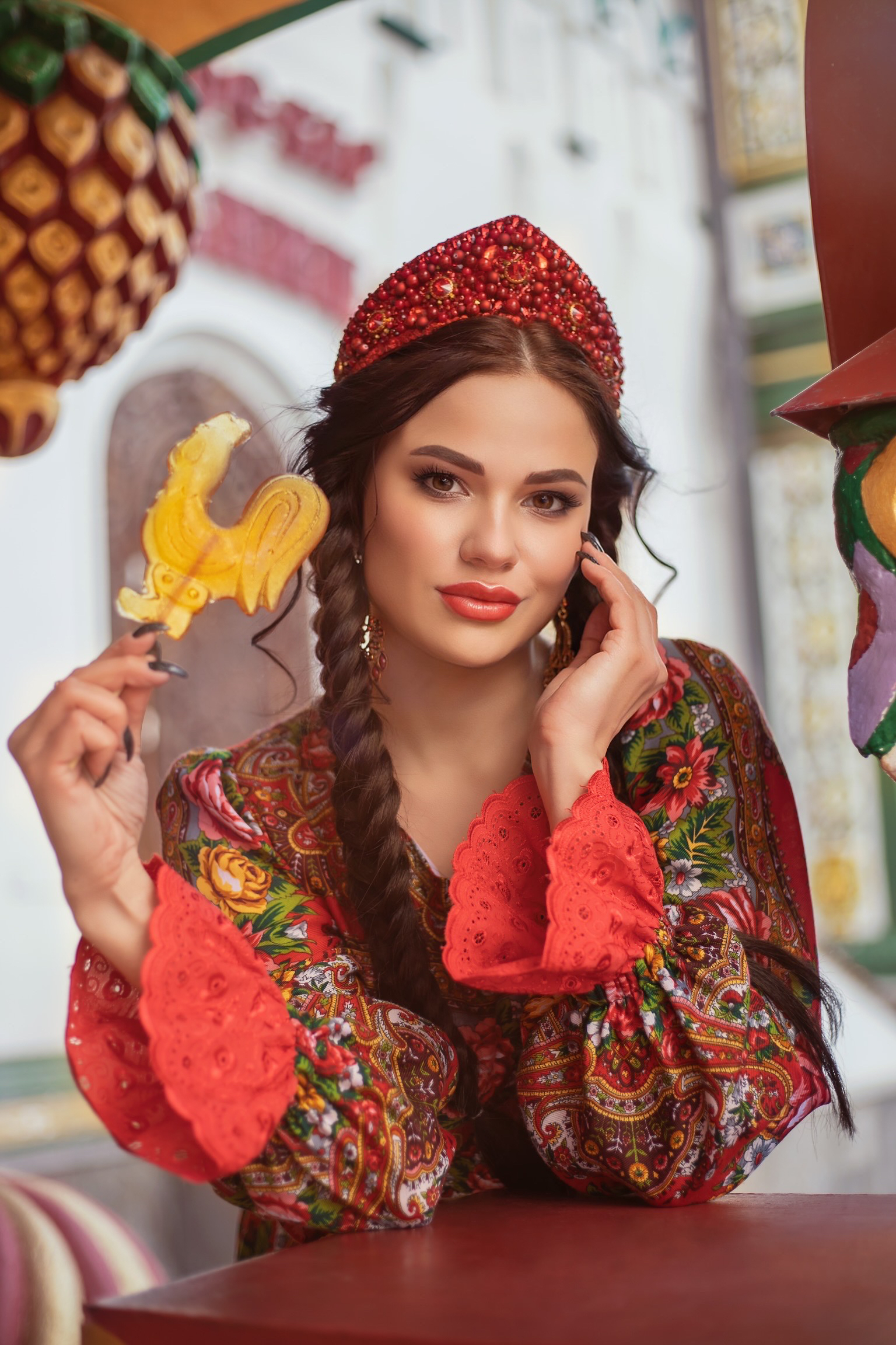 фотосессия в красивом платье