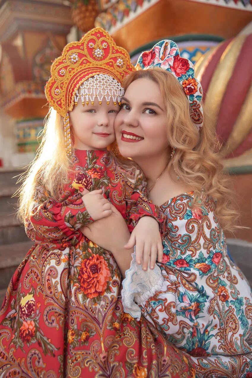 фотосессия мама с дочкой