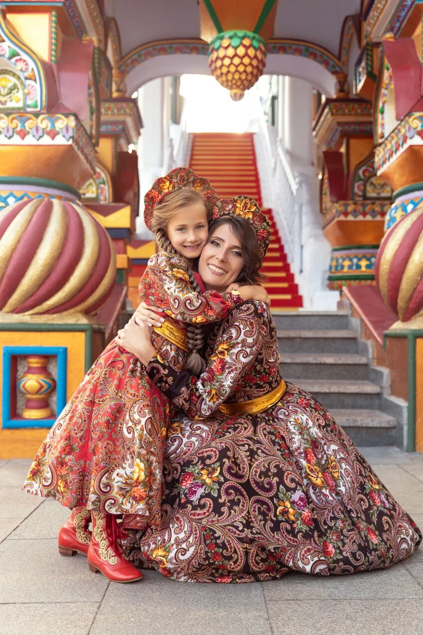 фотосессия тетя с племянницей