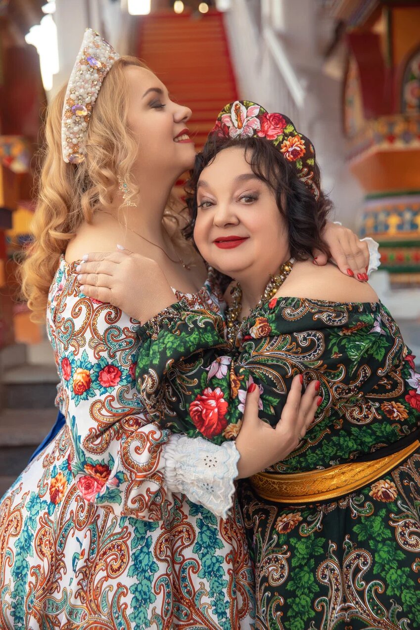 фотосессия бабушка внучка