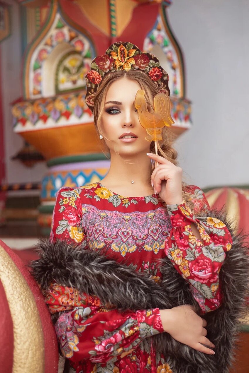 идеи для женской фотосессии с одежой и визажем